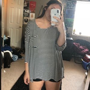 Oversized Stripped Tee